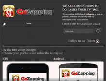 Tablet Screenshot of gozapping.com